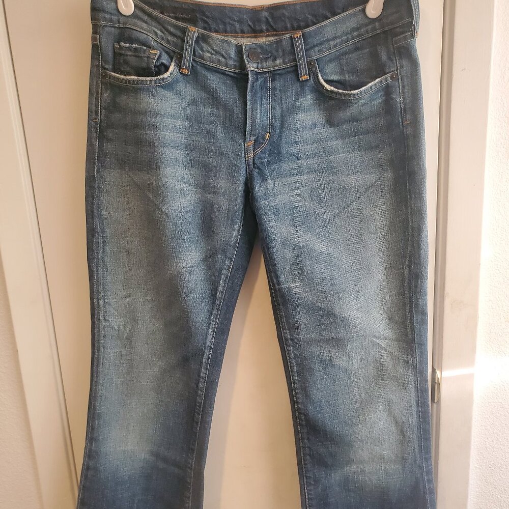 Citizens Of Humanity Elle #064 Stretch Low Waist Ankle Bootcut Women's Size 32